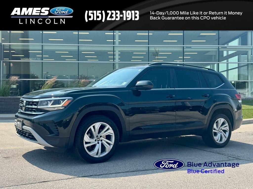 used 2021 Volkswagen Atlas car, priced at $21,538