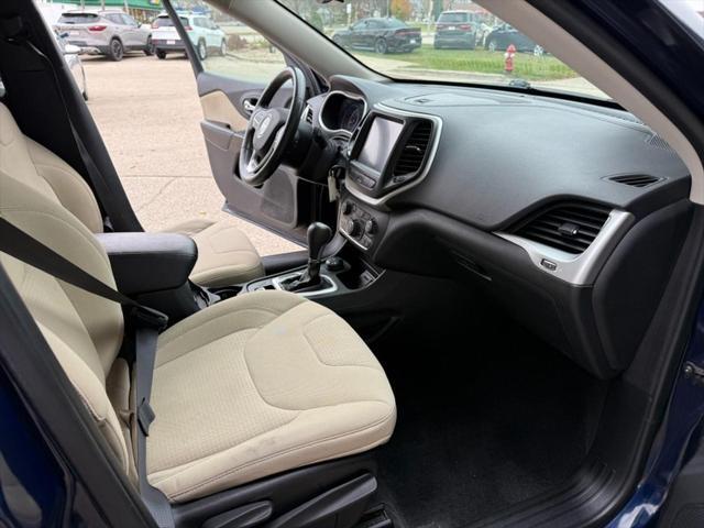 used 2015 Jeep Cherokee car, priced at $11,999