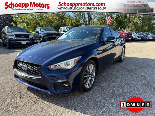 used 2022 INFINITI Q50 car, priced at $31,999