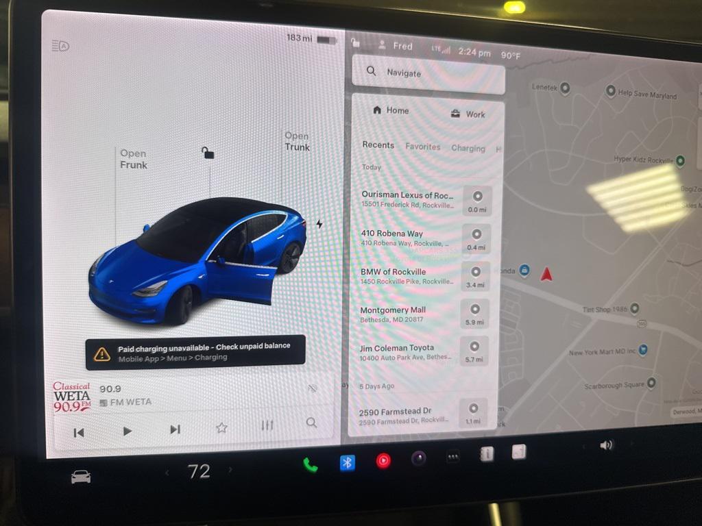 used 2019 Tesla Model 3 car, priced at $23,997