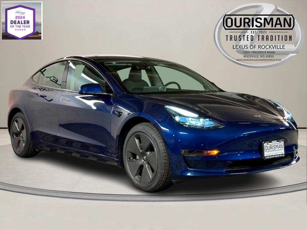 used 2023 Tesla Model 3 car, priced at $25,497