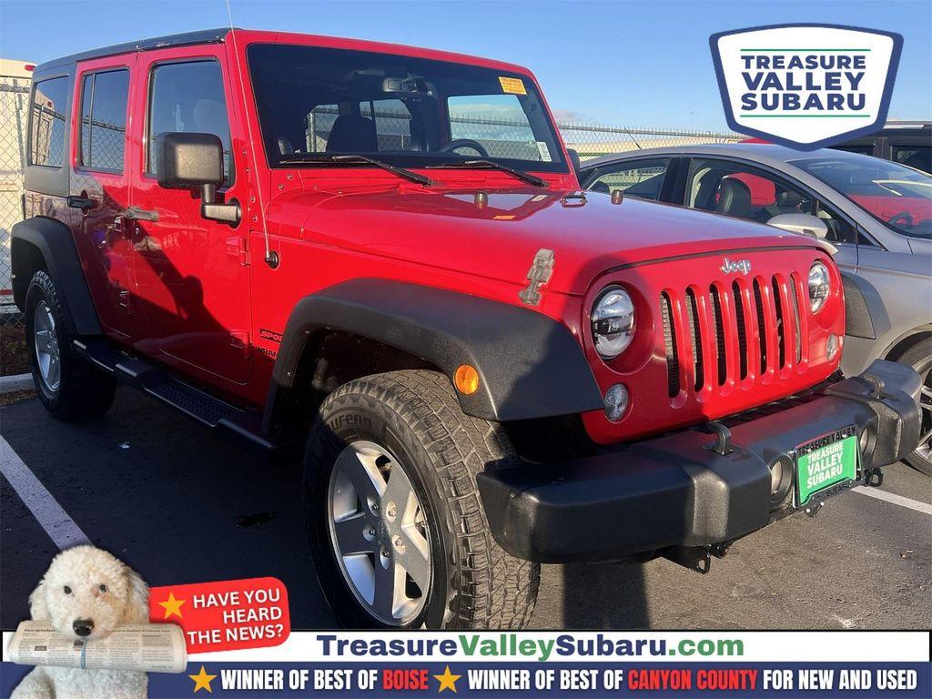 used 2014 Jeep Wrangler Unlimited car, priced at $17,888