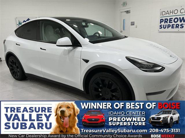 used 2020 Tesla Model Y car, priced at $31,995