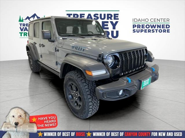 used 2023 Jeep Wrangler 4xe car, priced at $32,995