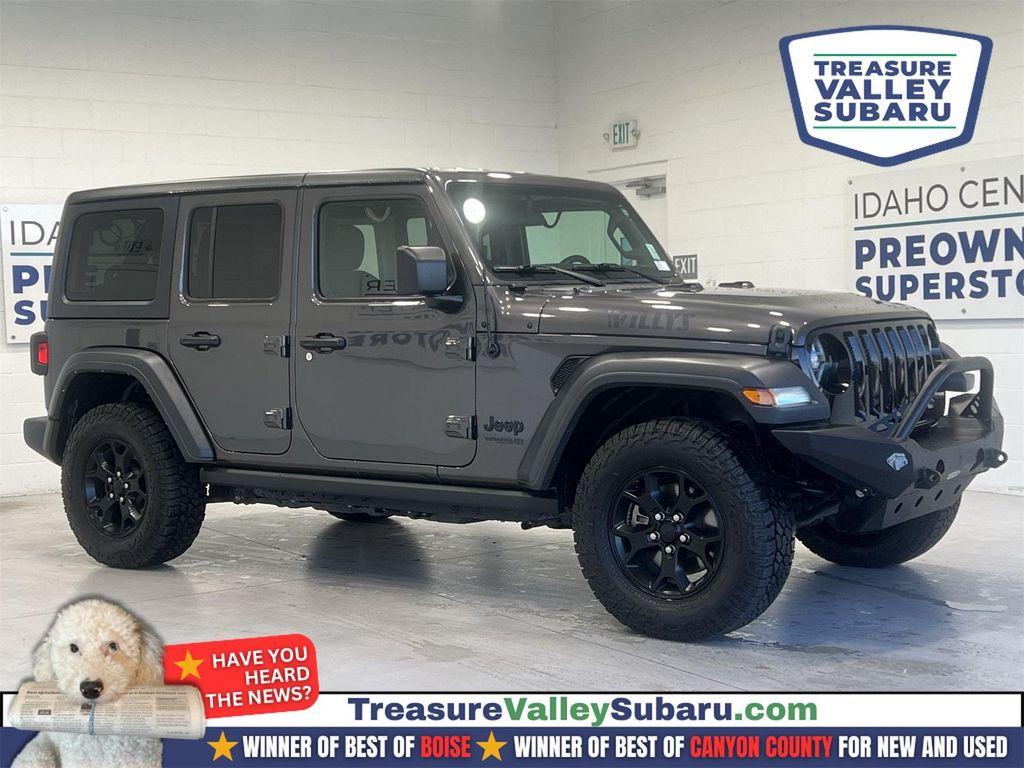 used 2021 Jeep Wrangler car, priced at $32,111