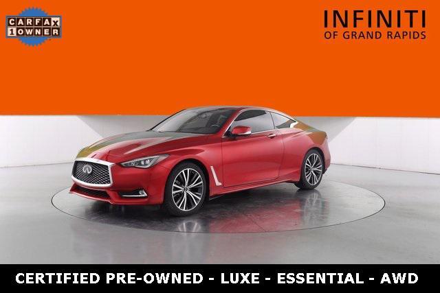 used 2021 INFINITI Q60 car, priced at $33,696