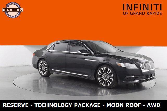 used 2017 Lincoln Continental car, priced at $20,569