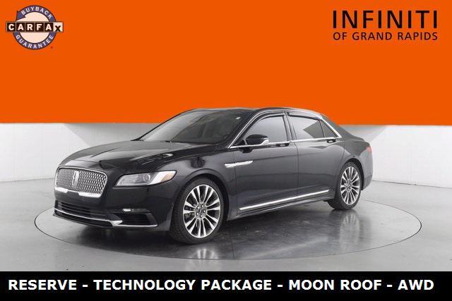 used 2017 Lincoln Continental car, priced at $18,996