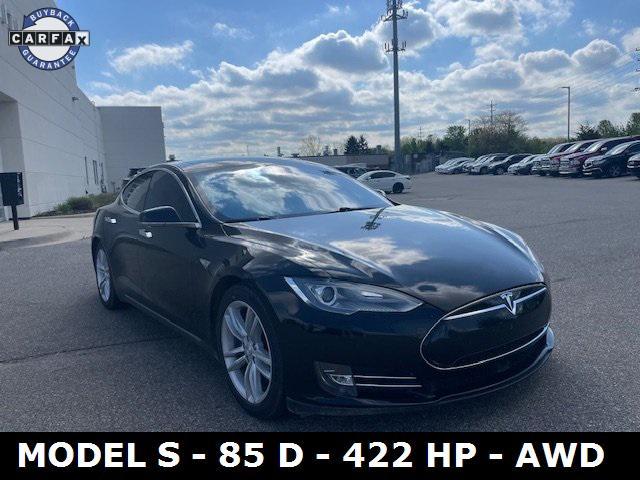 used 2015 Tesla Model S car, priced at $20,996