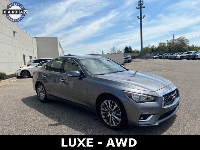 used 2021 INFINITI Q50 car, priced at $26,996
