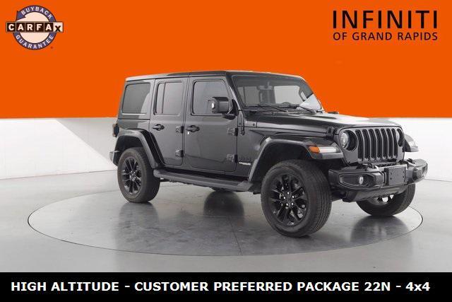 used 2022 Jeep Wrangler Unlimited car, priced at $33,996