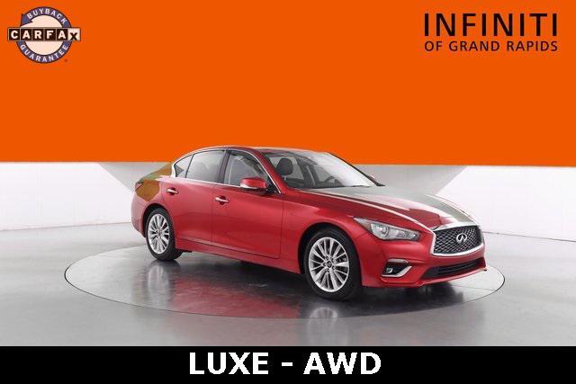 used 2021 INFINITI Q50 car, priced at $25,996