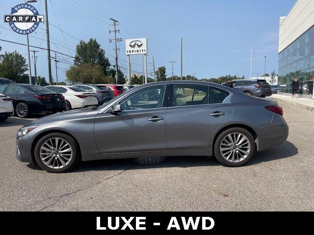 used 2023 INFINITI Q50 car, priced at $35,996