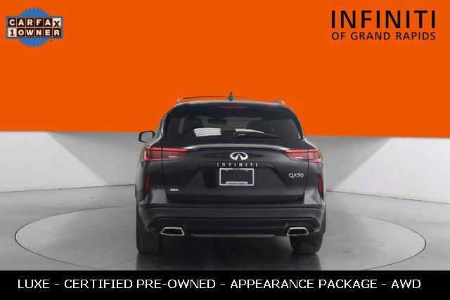 used 2021 INFINITI QX50 car, priced at $27,396