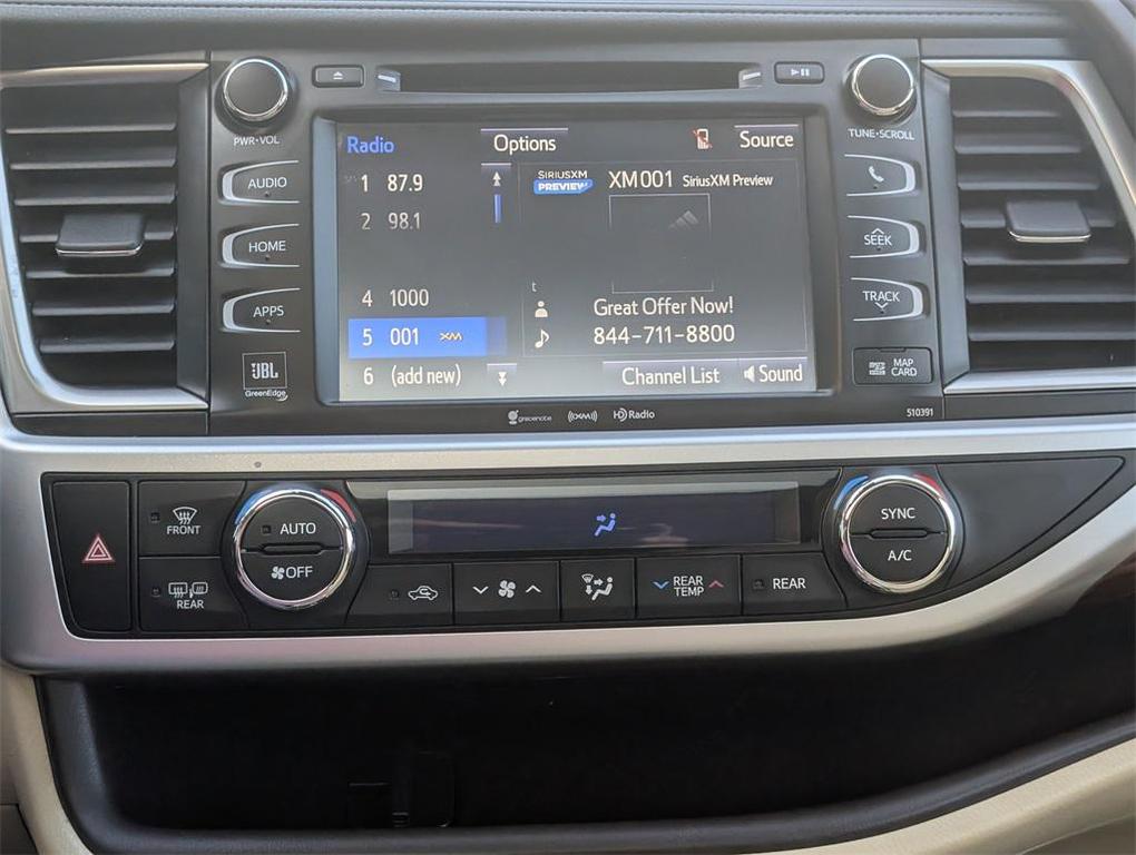 used 2019 Toyota Highlander Hybrid car, priced at $20,588