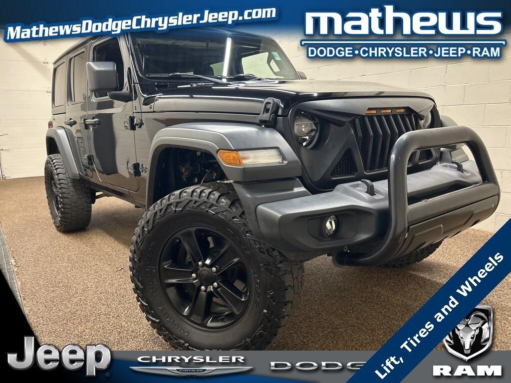 used 2020 Jeep Wrangler Unlimited car, priced at $30,000
