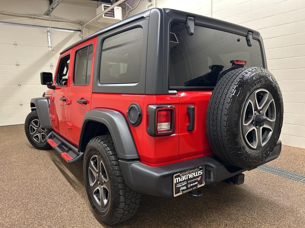 used 2021 Jeep Wrangler Unlimited car, priced at $33,193