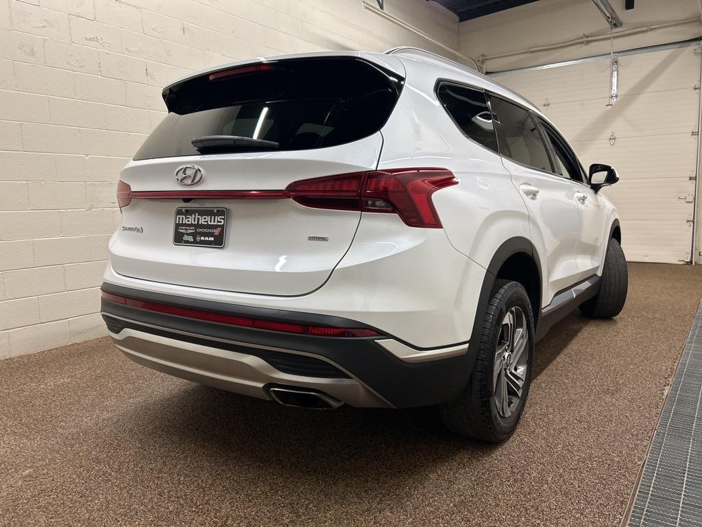used 2021 Hyundai Santa Fe car, priced at $18,000