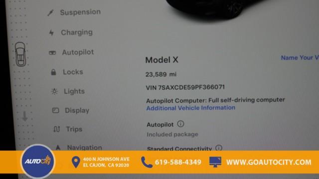 used 2023 Tesla Model X car, priced at $58,500