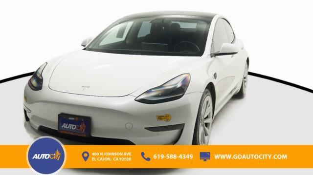 used 2021 Tesla Model 3 car, priced at $22,500