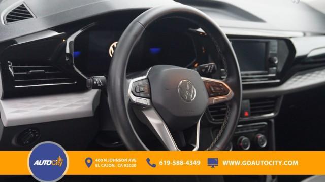 used 2023 Volkswagen Taos car, priced at $17,500