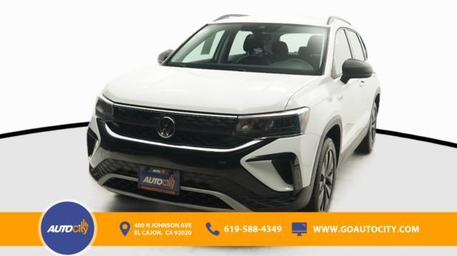 used 2023 Volkswagen Taos car, priced at $17,500