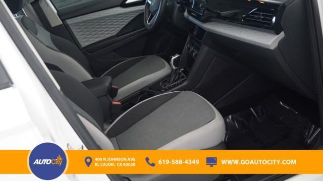 used 2023 Volkswagen Taos car, priced at $17,500