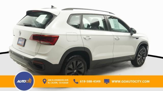 used 2023 Volkswagen Taos car, priced at $17,500