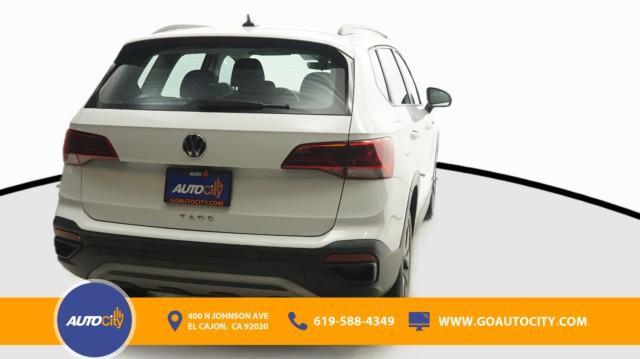 used 2023 Volkswagen Taos car, priced at $17,500