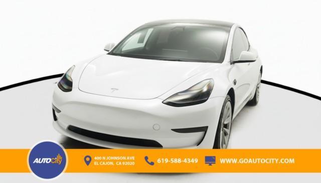 used 2021 Tesla Model 3 car, priced at $22,500