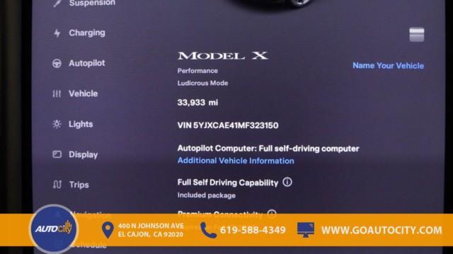 used 2021 Tesla Model X car, priced at $59,500