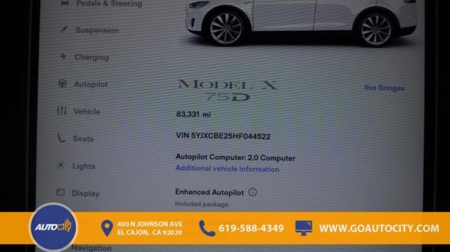 used 2017 Tesla Model X car, priced at $26,900