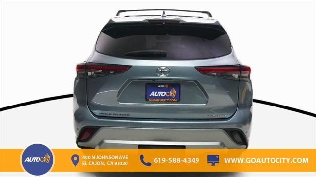 used 2020 Toyota Highlander car, priced at $33,400