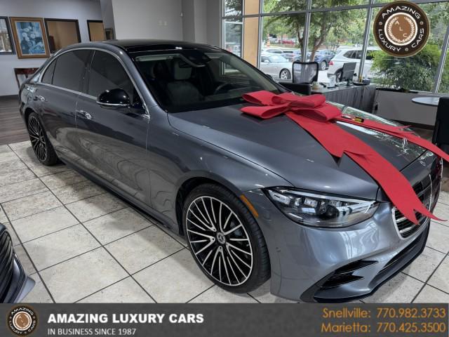 used 2022 Mercedes-Benz S-Class car, priced at $79,999