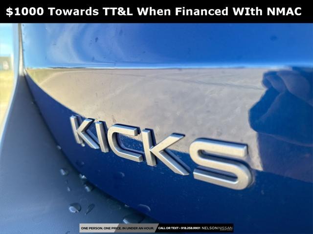 new 2025 Nissan Kicks car, priced at $28,544