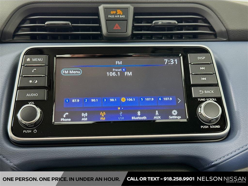 new 2025 Nissan Versa car, priced at $20,880