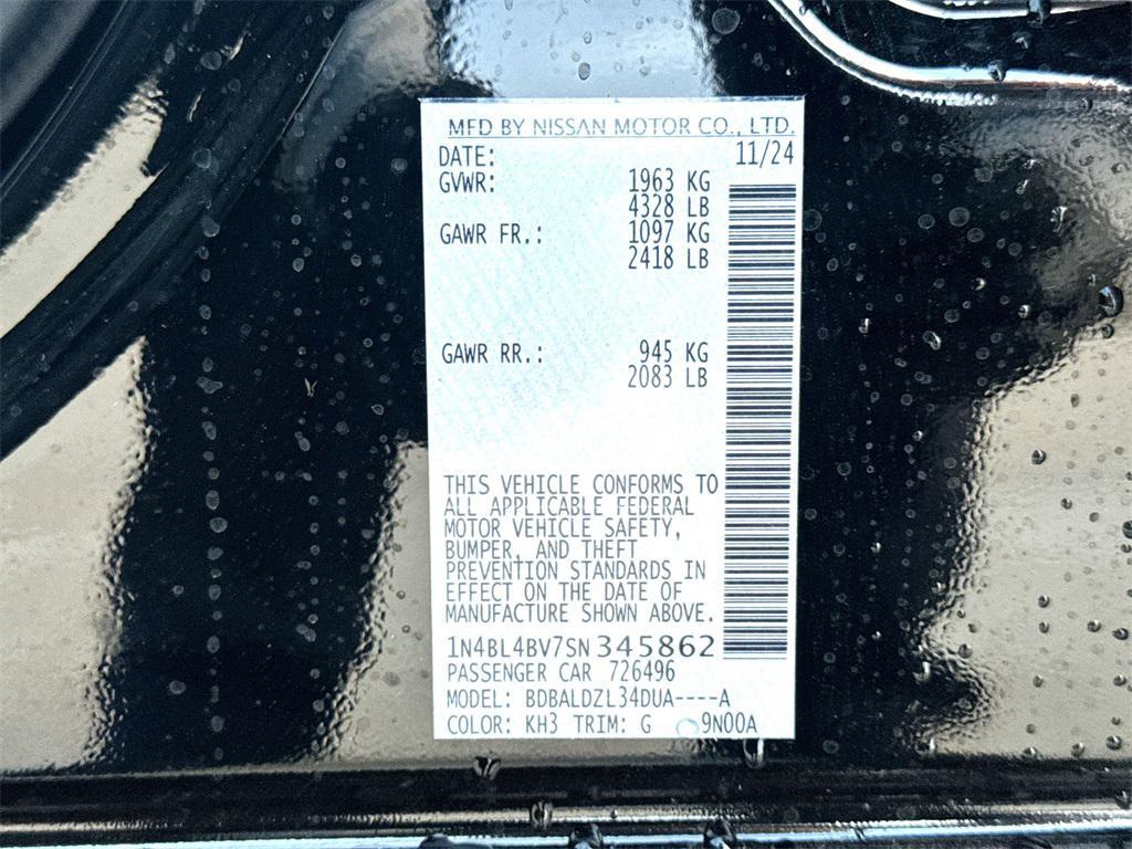 new 2025 Nissan Altima car, priced at $25,623