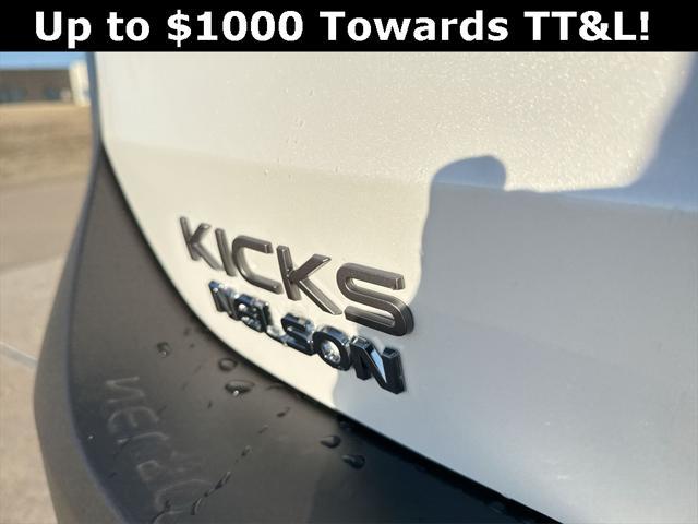 new 2025 Nissan Kicks car, priced at $27,561