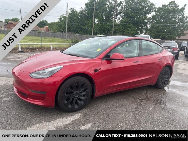 used 2023 Tesla Model 3 car, priced at $22,999