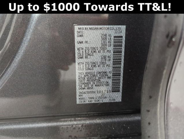 new 2025 Nissan Murano car, priced at $47,122
