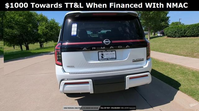 new 2025 Nissan Armada car, priced at $87,910