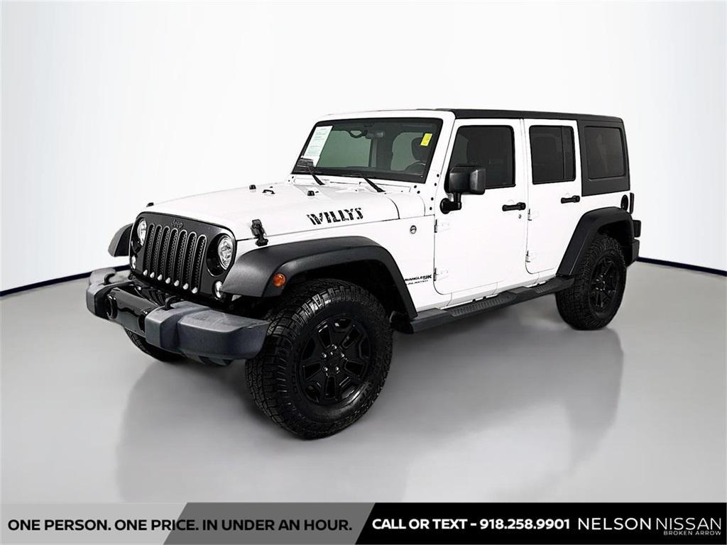 used 2018 Jeep Wrangler JK Unlimited car, priced at $19,999