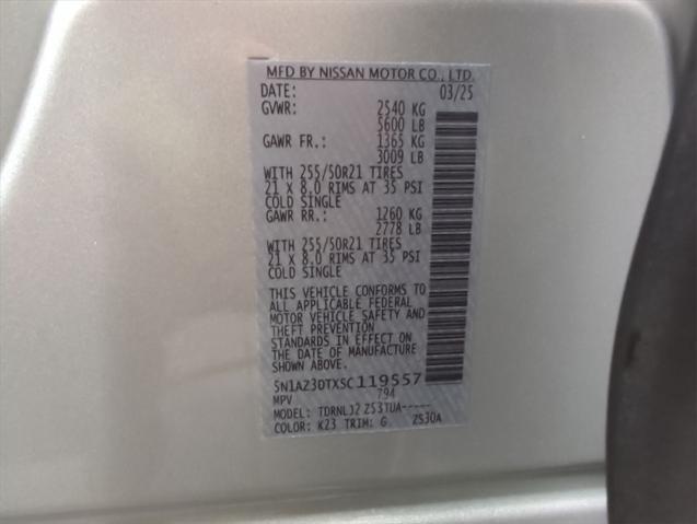 new 2025 Nissan Murano car, priced at $51,427
