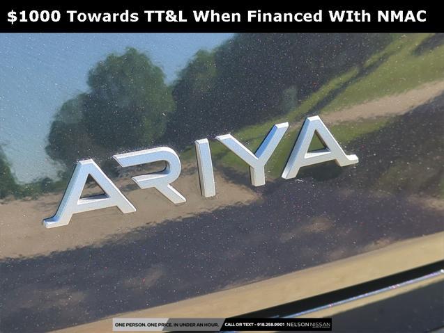 new 2025 Nissan ARIYA car, priced at $39,862