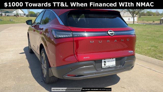 new 2025 Nissan Murano car, priced at $44,876