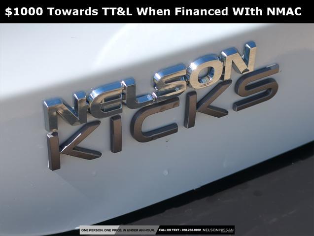 new 2025 Nissan Kicks car, priced at $26,213