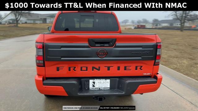 new 2025 Nissan Frontier car, priced at $46,611