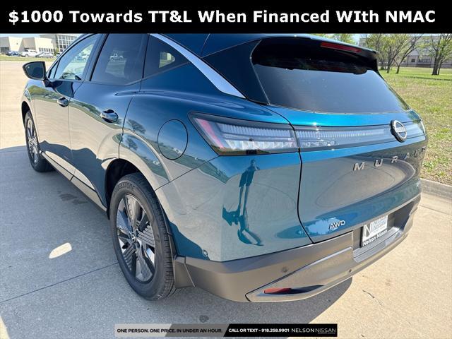new 2025 Nissan Murano car, priced at $44,876