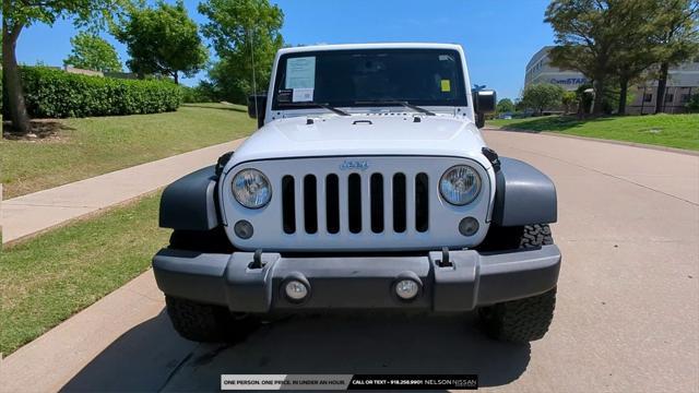 used 2015 Jeep Wrangler Unlimited car, priced at $18,639
