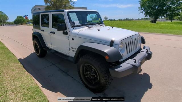 used 2015 Jeep Wrangler Unlimited car, priced at $18,639